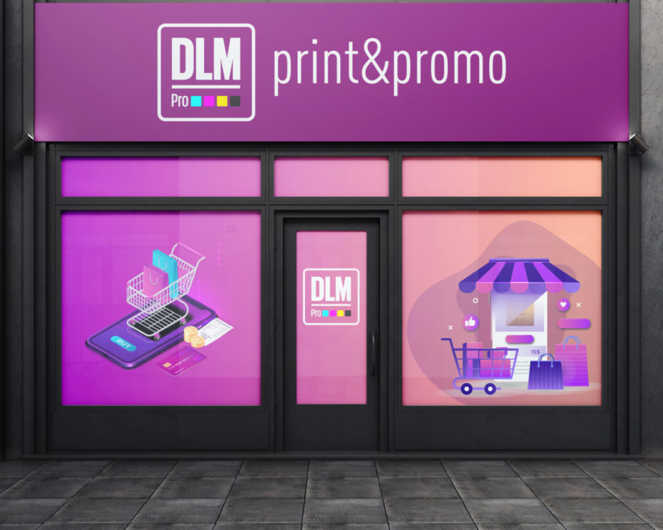 Štampana folija za izloge - DLM Pro - Print&Promo