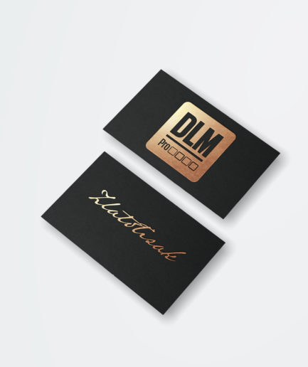 Vizit karte sa zlatotiskom - DLM Pro - Print&Promo